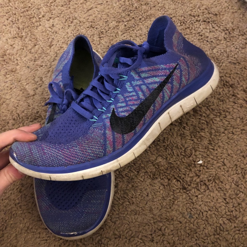 Purple Nike Flynits